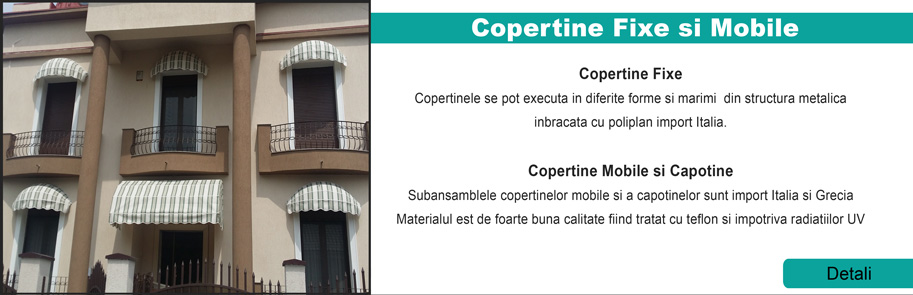 Copertine Fixe si Mobile